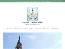 Tablet Screenshot of howardmemorial.org